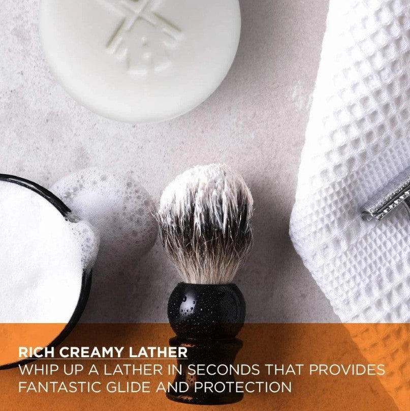 Men's Scented Shaving Soap 3-Pack - Luxurious Natural Lather for All Skin Types