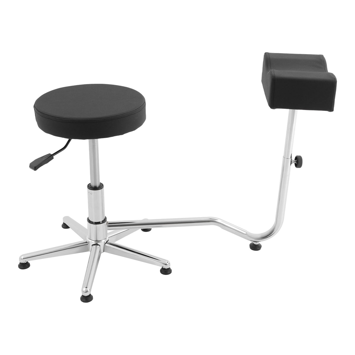 Adjustable Pedicure & Manicure Footrest Stool for Nail Techs & Home Use