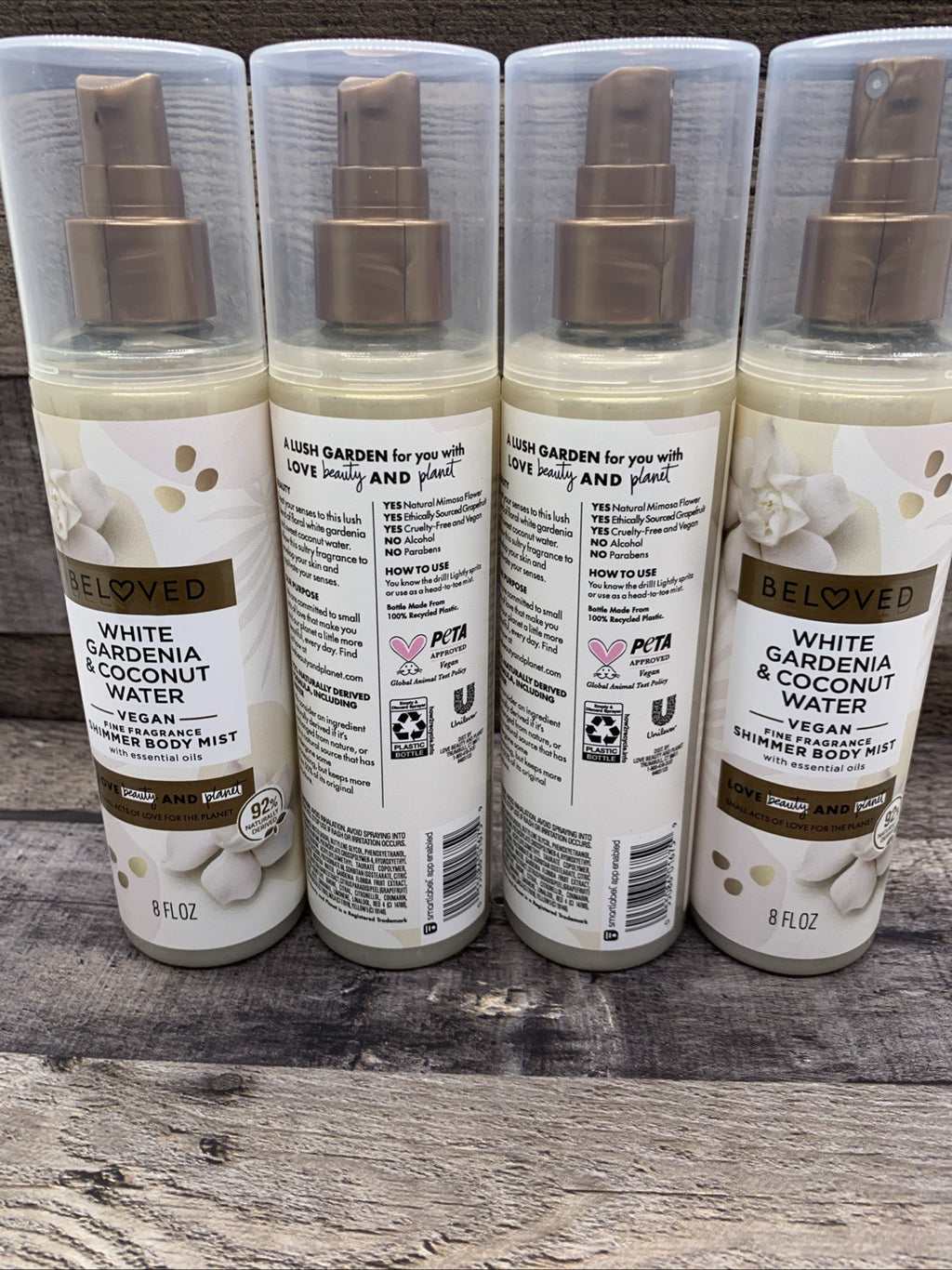 White Gardenia & Coconut Water Body Mist - 8oz Fragrance Spray for Skin
