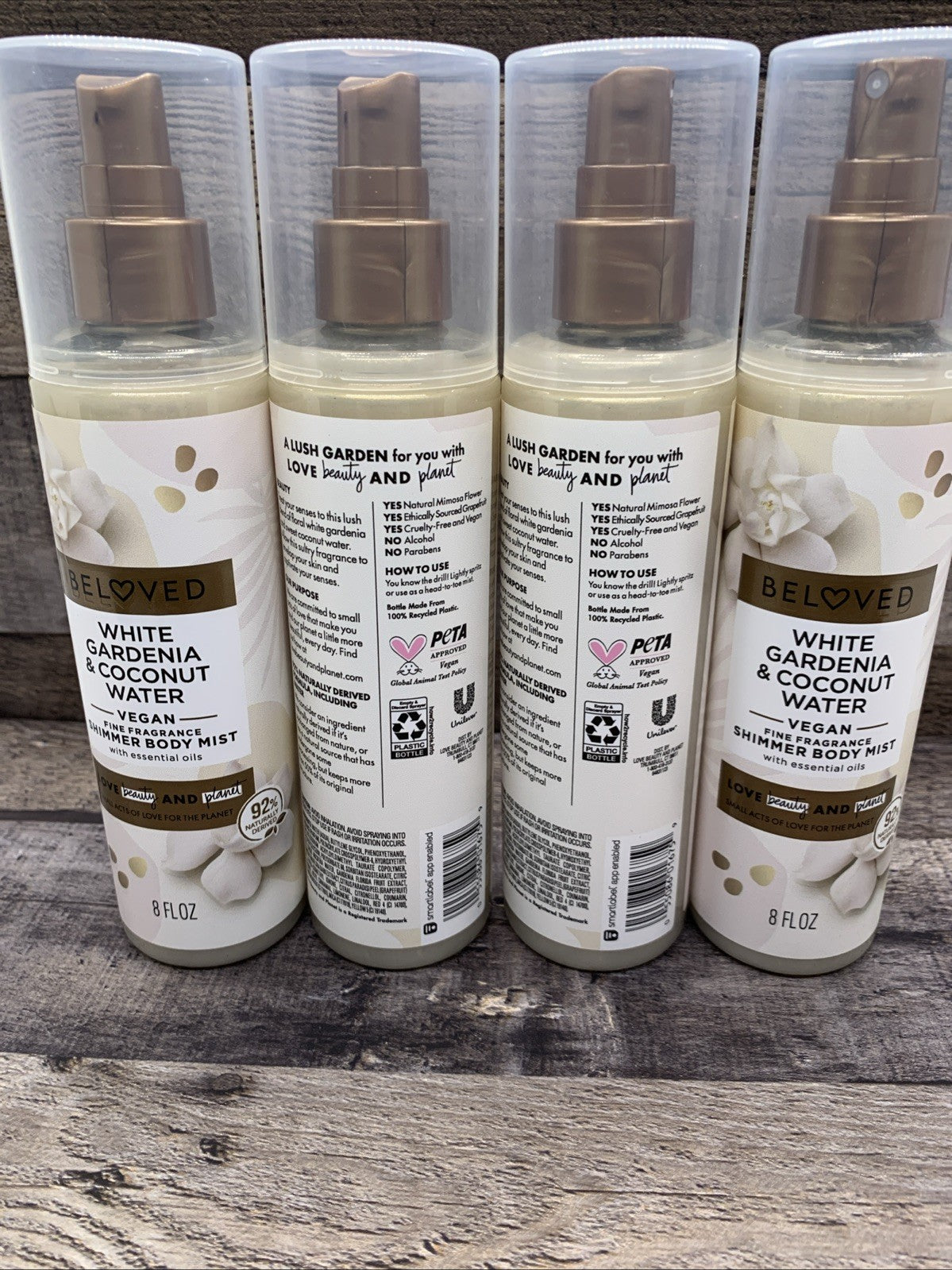 White Gardenia & Coconut Water Body Mist - 8oz Fragrance Spray for Skin