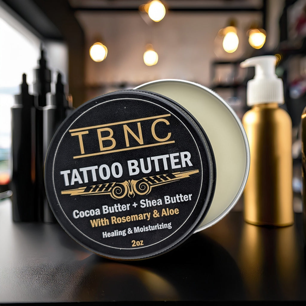 Tattoo Aftercare Butter Unscented – TBNC 2oz/4oz, Made in USA