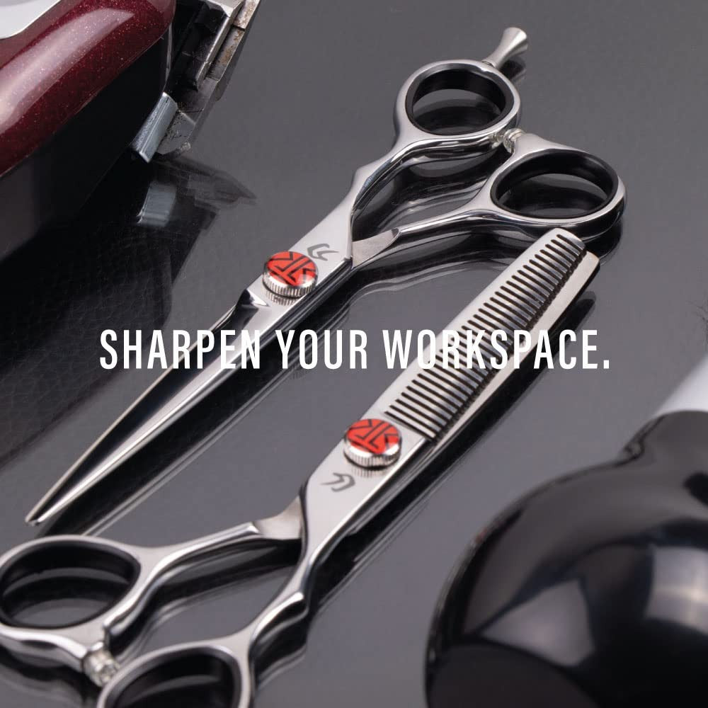 Professional Hair Cutting Scissors 6.5 Inch Japanese Steel Thinning Shears