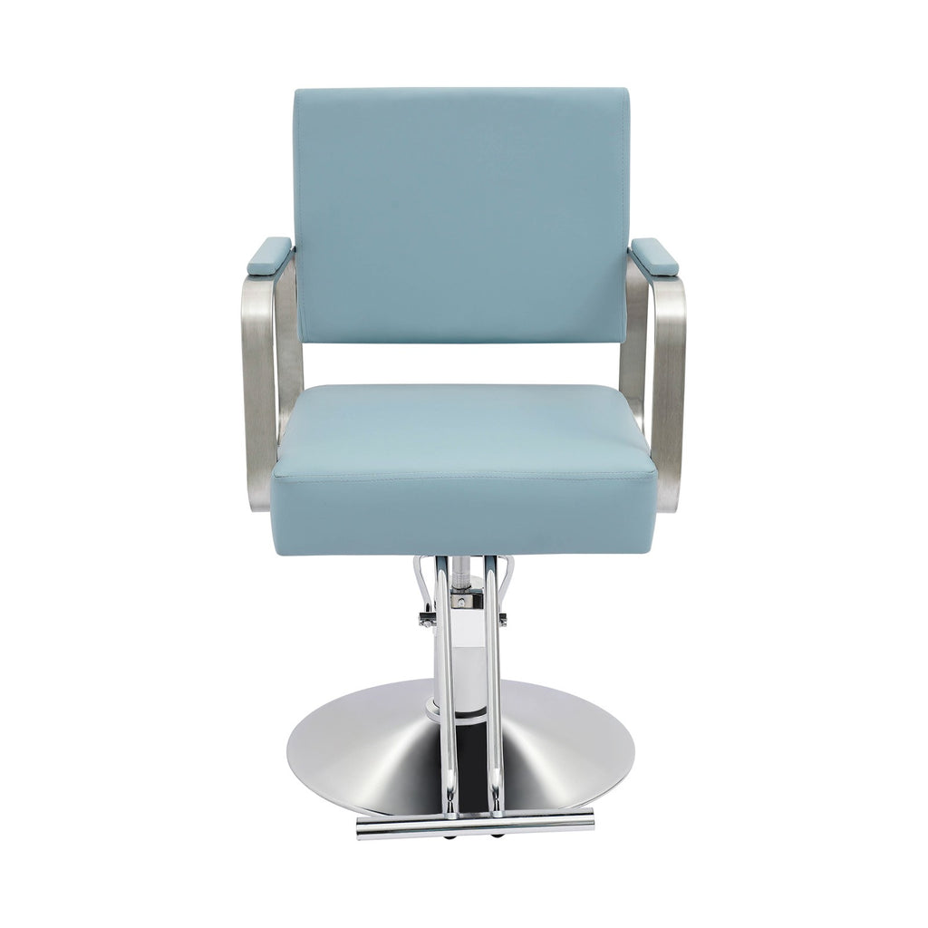 Hydraulic Barber Chair with 360° Swivel & Adjustable Height for Salon