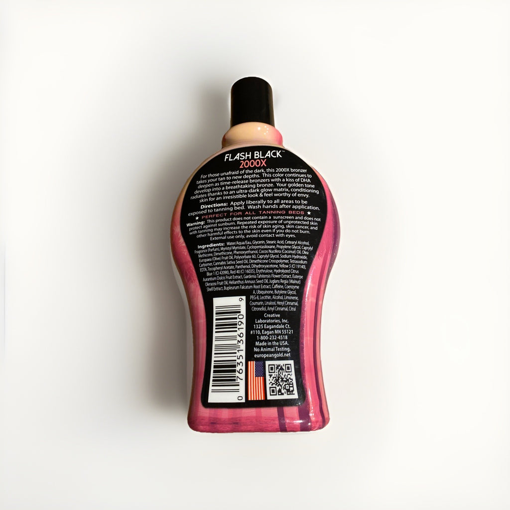 European Gold 2000X Bronzer for Indoor Tanning - Ultra-Dark Glow