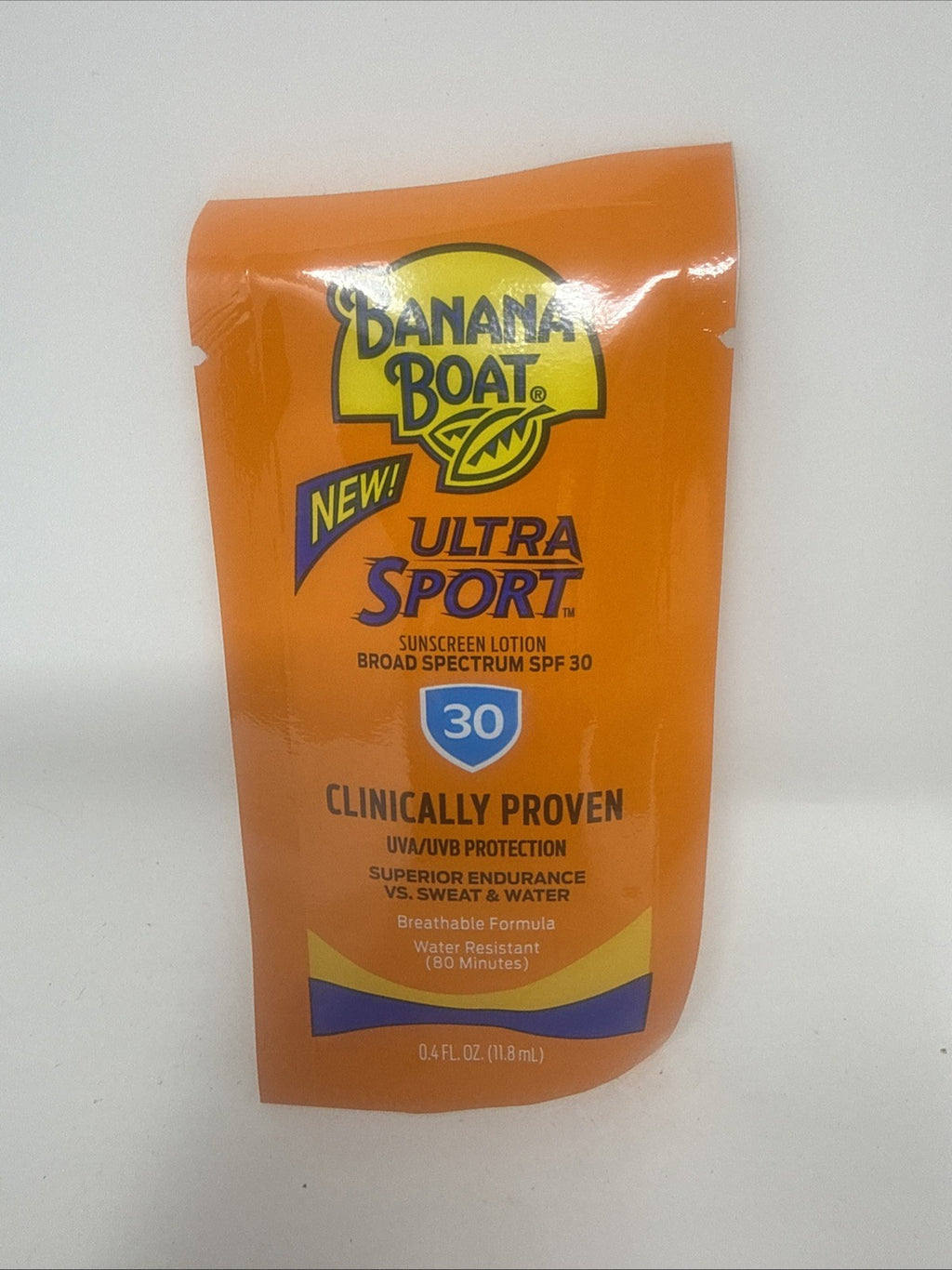 200 Packets SPF 30 Sunscreen Travel Lotion - Banana Boat Sport 0.4Oz