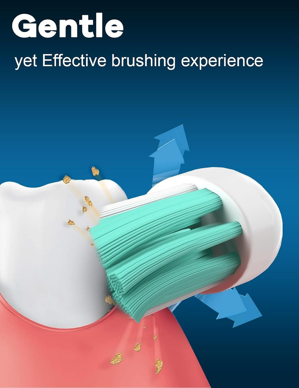 Replacement Brush Heads for Philips Sonicare Electric Toothbrush - Medium Soft, 4 Pack