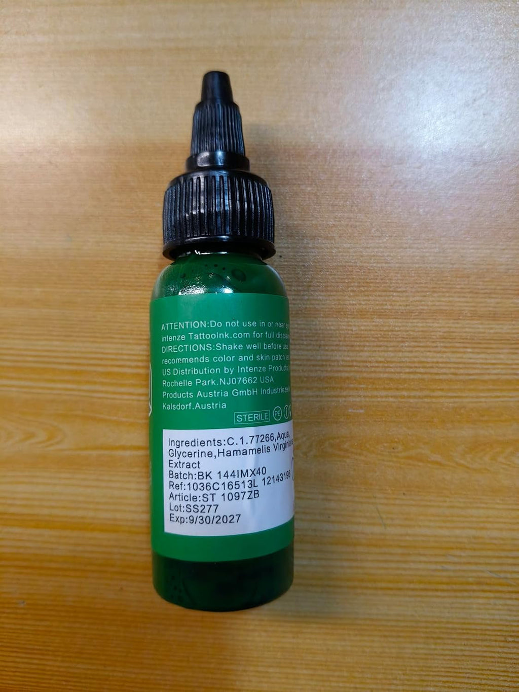 Tattoo Ink 1Oz (30ml) - Natural Plant Pigment for Permanent Makeup