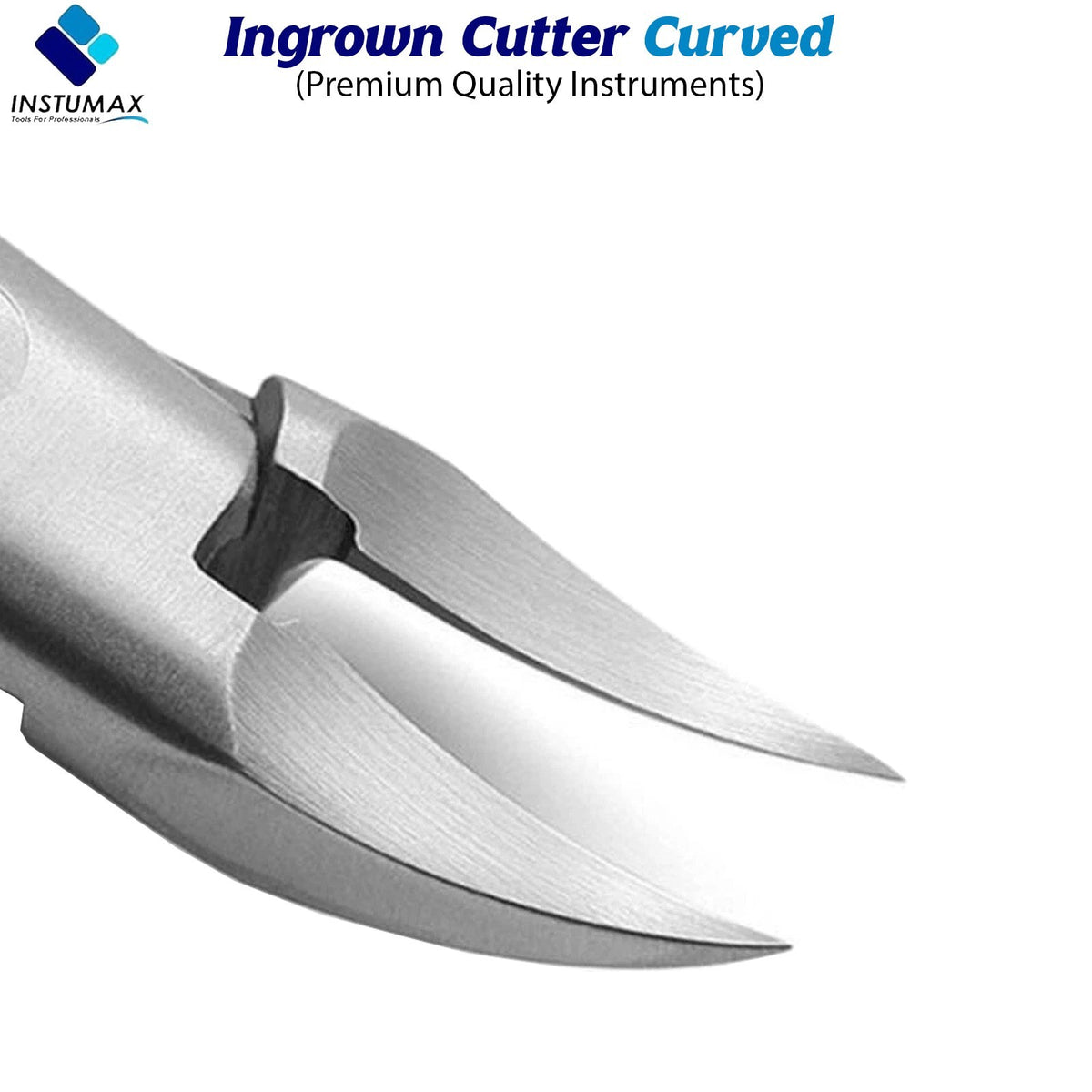 Stainless Steel Toenail Clipper for Thick & Ingrown Nails - Wide Jaw Cutter