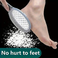 Double Sided Foot File Callus Remover - Stainless Steel Pedicure Tool