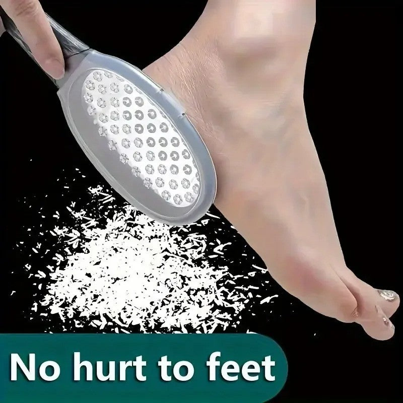 Double Sided Foot File Callus Remover - Stainless Steel Pedicure Tool