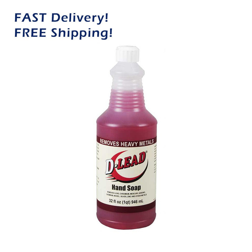 Heavy Metal & Contaminant Hand Soap - 1 Gallon & 32 oz Sizes, Mild Formula with Glycerin