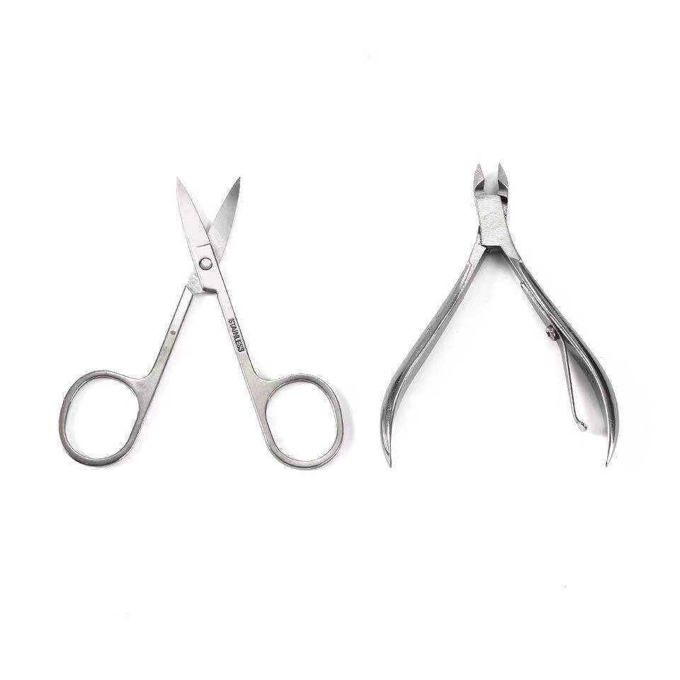 12-Piece Manicure Pedicure Set Stainless Steel Nail Clipper Grooming Kit with Case