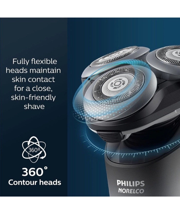 Rechargeable Wet Dry Electric Shaver for Men - Philips Norelco X5004/84