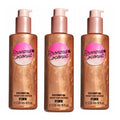 Victoria’s Secret PINK Bronzed Coconut Body Bronzer Set - 8 fl oz x 3