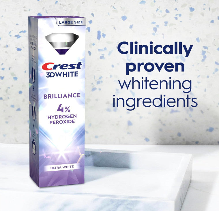 Whitening Toothpaste with Fluoride & Hydrogen Peroxide - 3.8 oz
