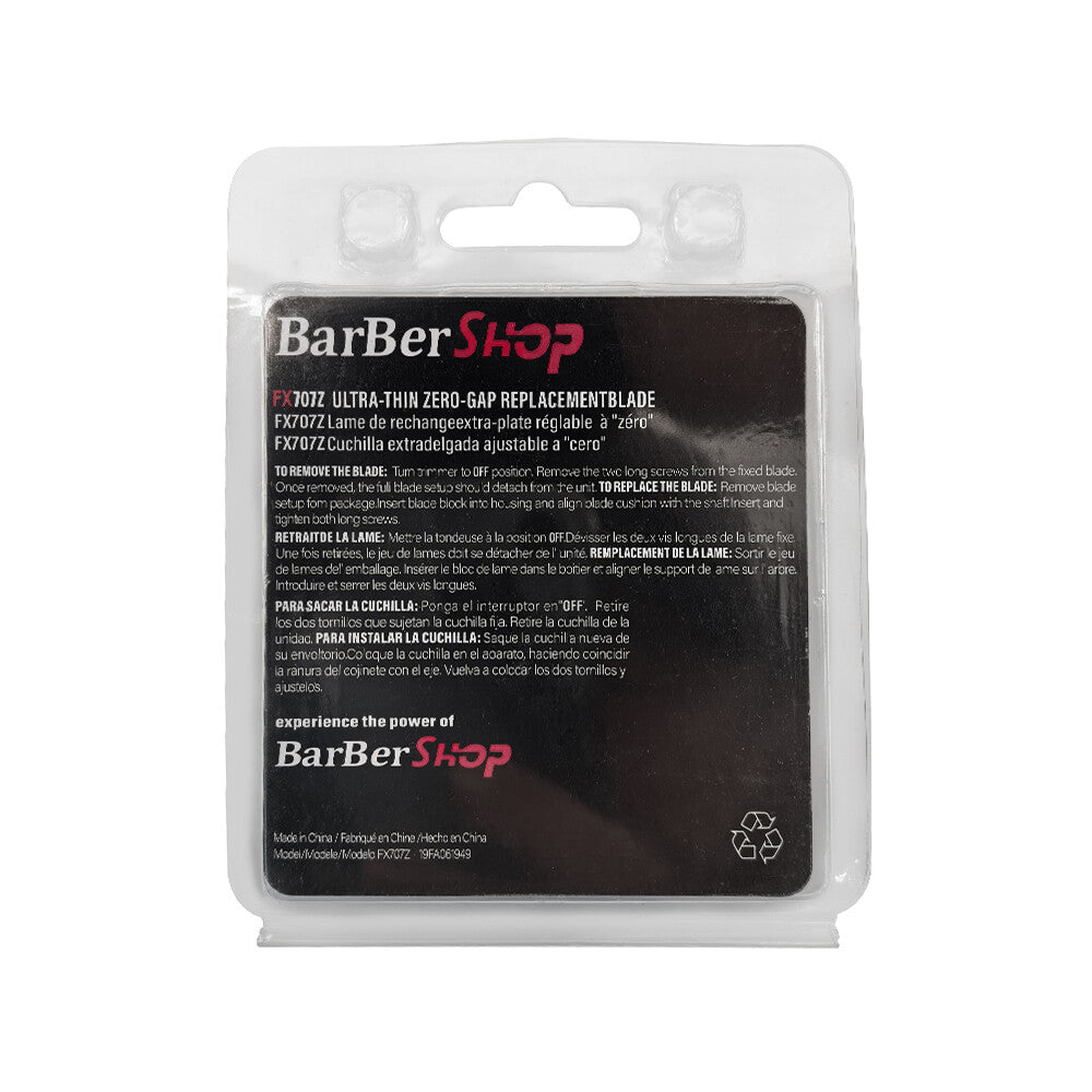 Replacement Blade for BaByliss PRO FX707Z Skeleton Trimmer - Stainless Steel Sharp Cutters