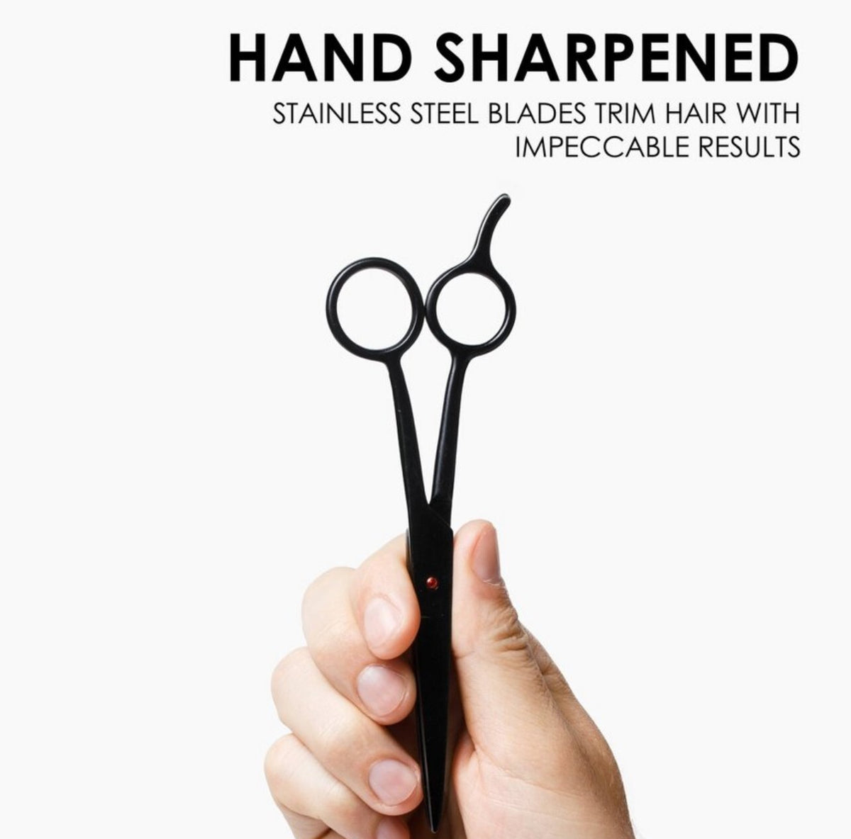 Men's Barber Shears - Hand Sharpened Stainless Steel Hair Cutting Scissors