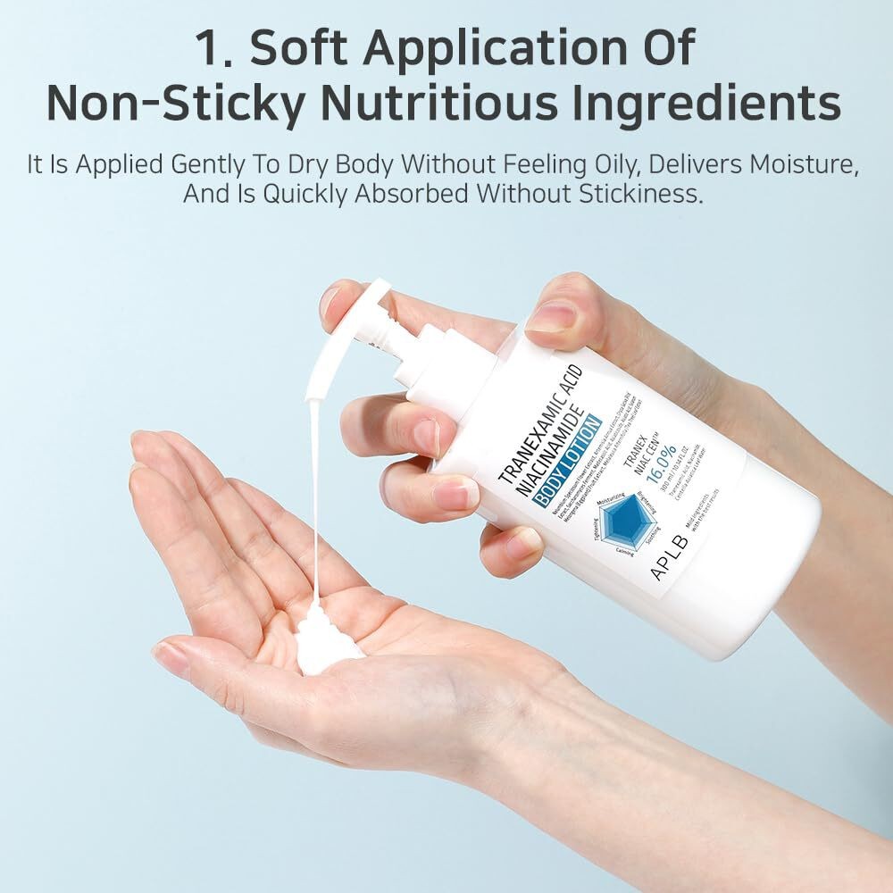 Tranexamic Acid Niacinamide Body Lotion 300ml Hydrating Skin Care Moisturizer