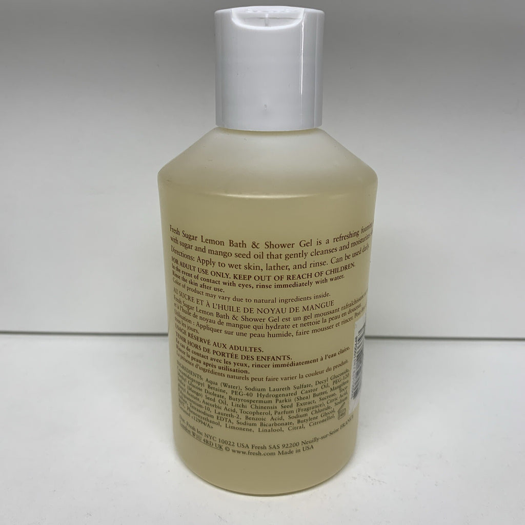 Fresh Sugar Lemon Shower Gel with Sugar and Mango Seed Oil - 10oz / 300ml