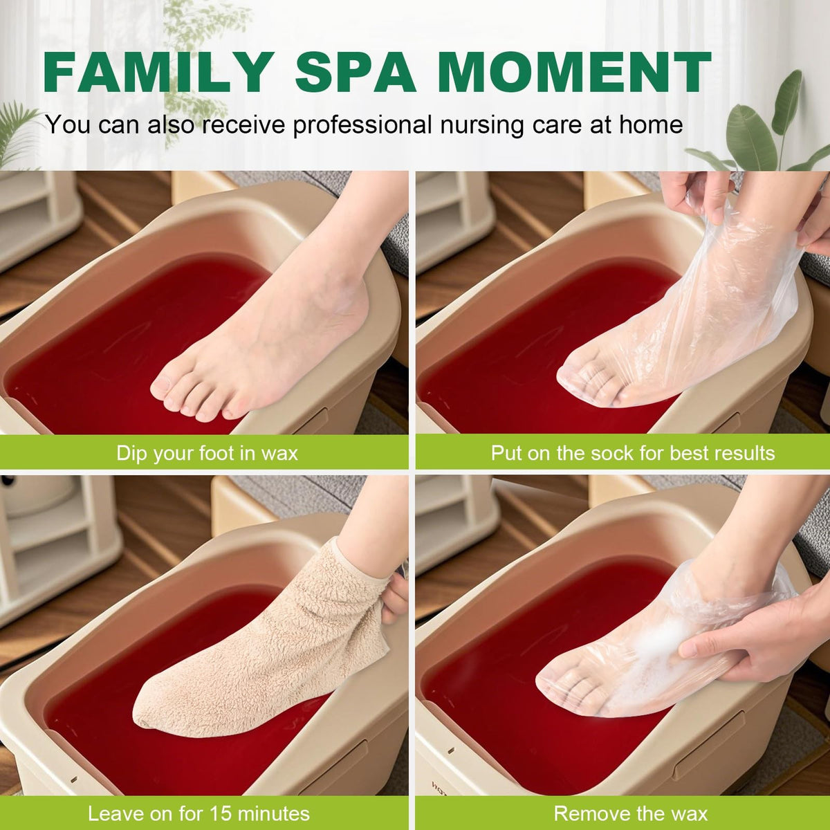 Disposable XL Foot Covers for Moisturizer & Spa Treatments, 300 Pack