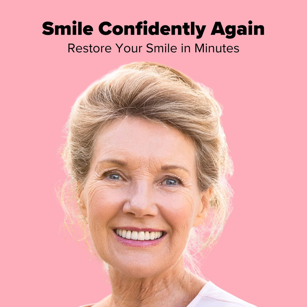 Denture Repair Kit - Fix Cracks and Loose Teeth | 4 Count