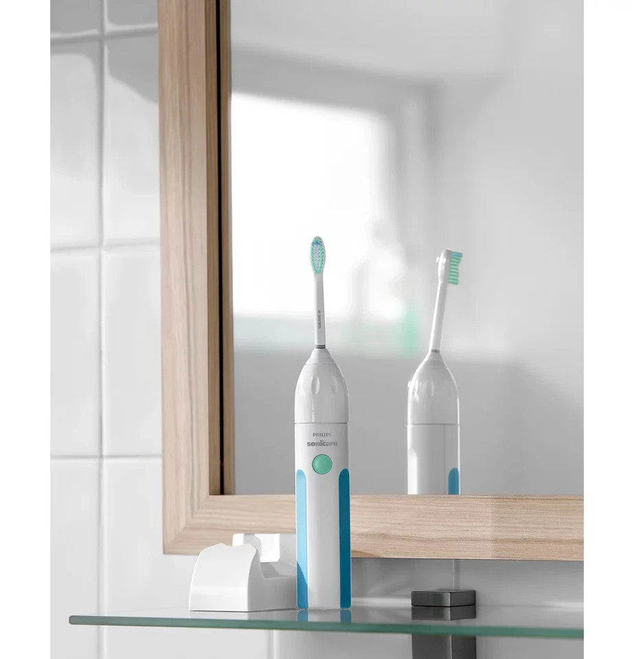 Electric Toothbrush Handle with 3 Replacement Heads - Sonic Cleaning