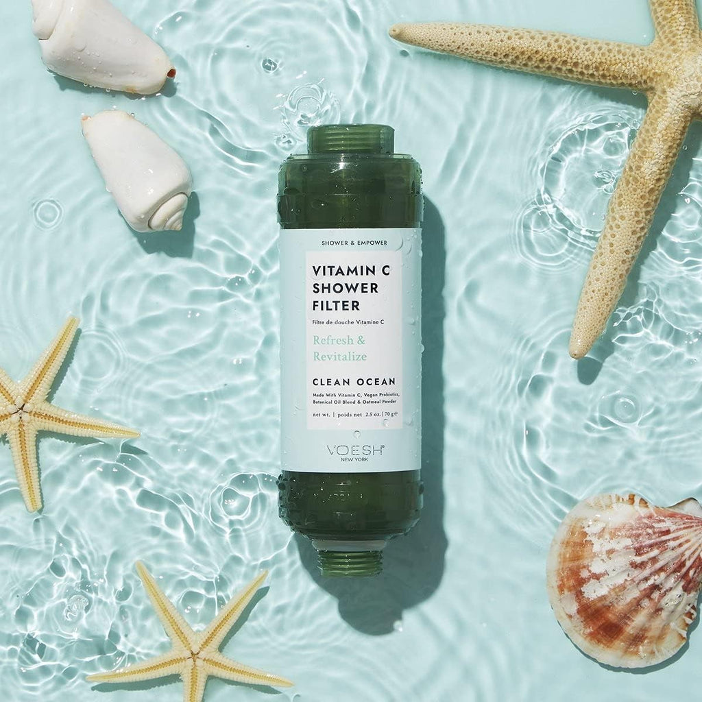 Vitamin C Shower Filter for Clean Water & Skin Care - Ocean Breeze Scent