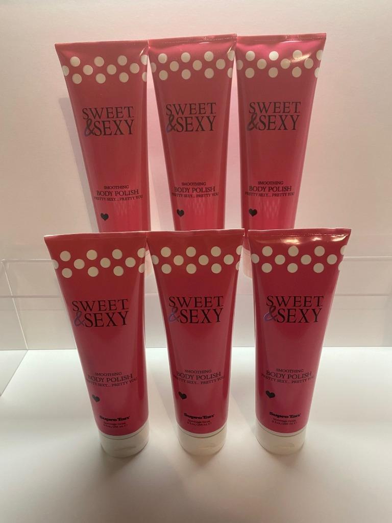 6 Pack Body Polish for Tanning After Care - Hydrating Exfoliator