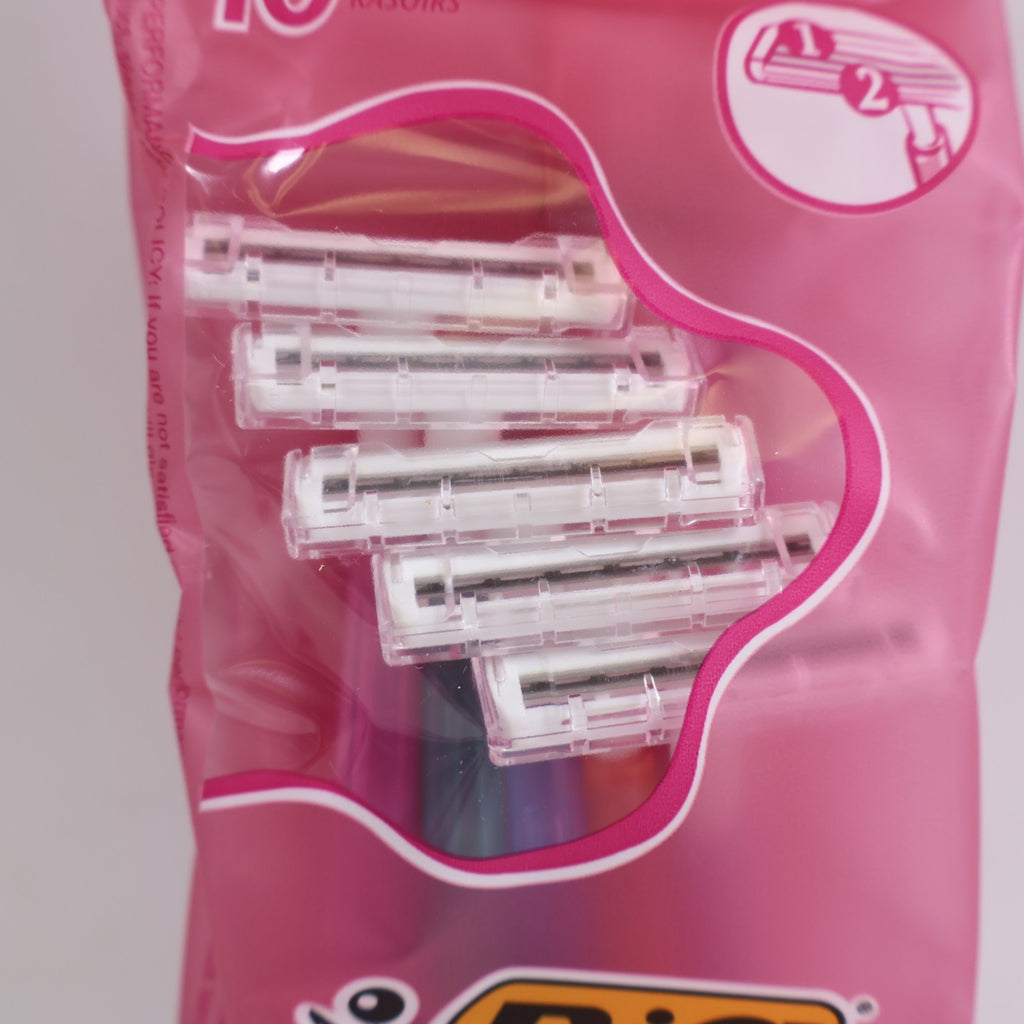Disposable Razors - 4 Pack BIC Silky Touch Twin Blade Women’s Shaving Set