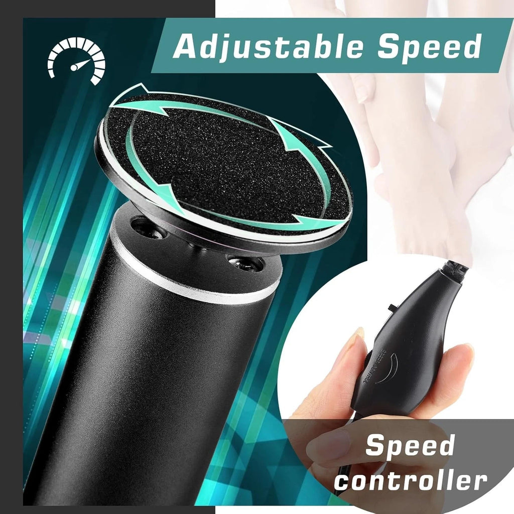 Electric Callus Remover Foot Sander Pedicure Tool with Speed Control