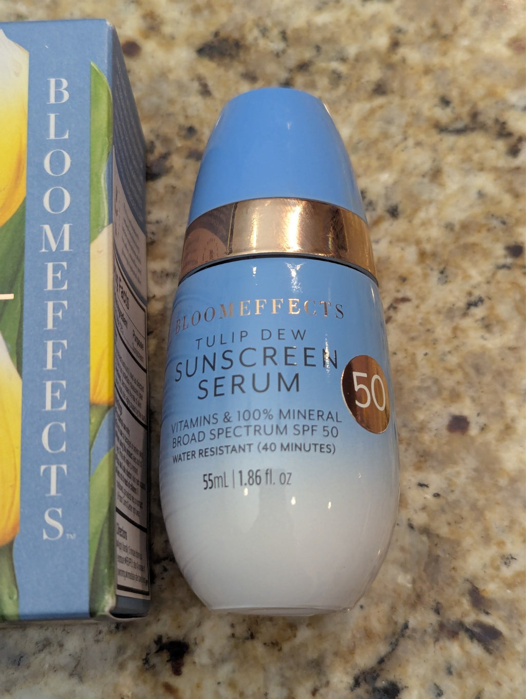 Tulip Dew Sunscreen Serum SPF 50 - Hydrating Face Sun Protection 1.86 fl oz