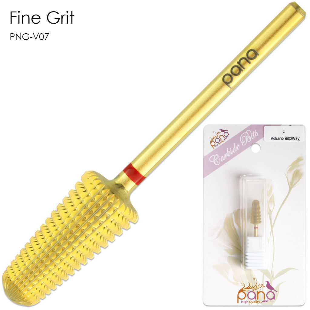 Two Ways Volcano Nail Carbide Bit for Acrylic Gel Removal - USA Made