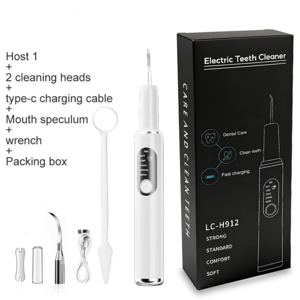 Ultrasonic Electric Tooth Cleaner Tartar & Plaque Remover Dental Scaler Kit