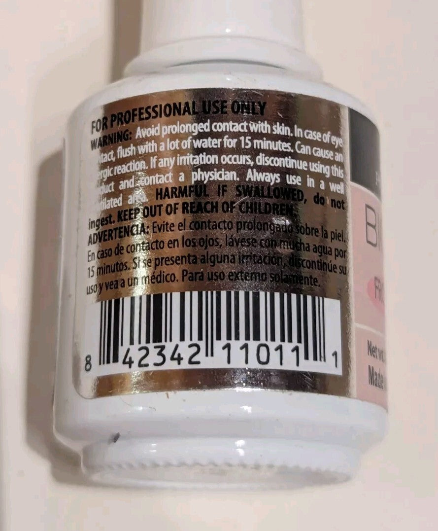 Nail Builder Gel Frosted Pink 0.05oz - Professional Nail System