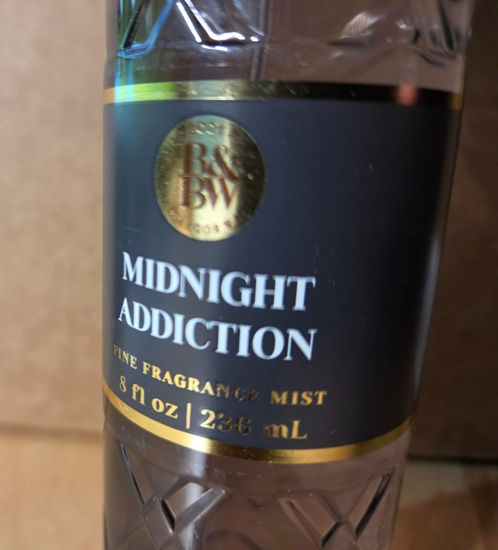 Body Mist - Midnight Addiction Fragrance, Ripe Plum & Coffee Bean, 8 Fl Oz