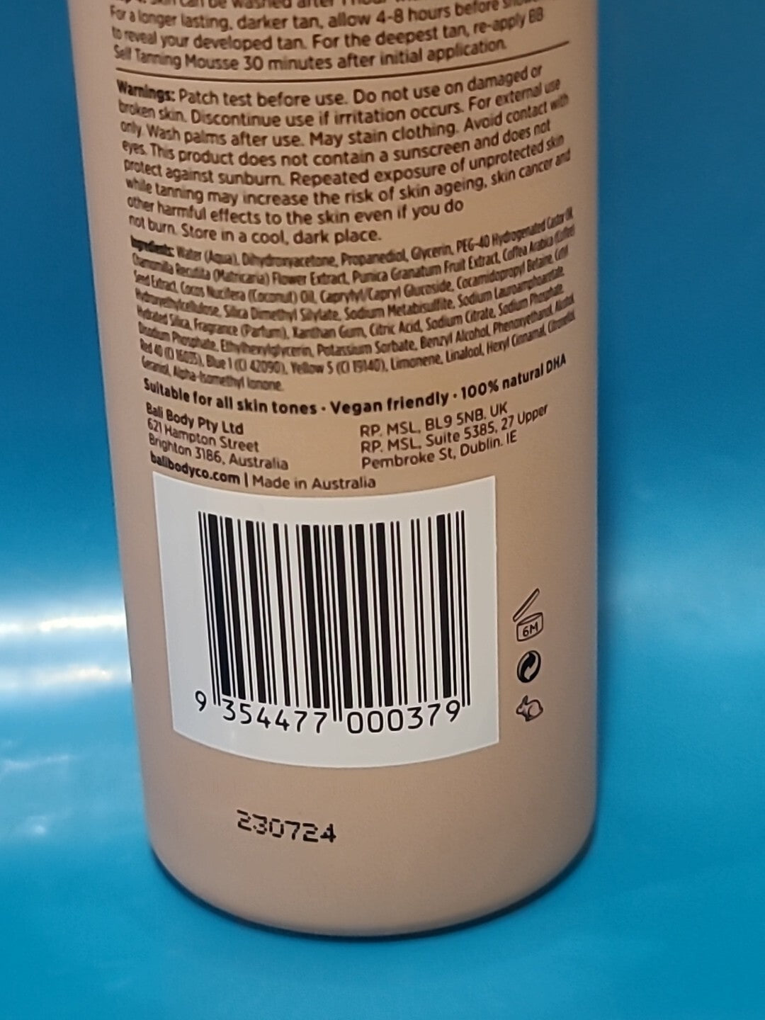 Self Tanning Mousse - Ultra Dark Sunless Tan for Natural Glow 6.7 Fl Oz