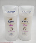 Set of 2 Aluminum-Free Deodorant Sticks - Coconut & Pink Jasmine