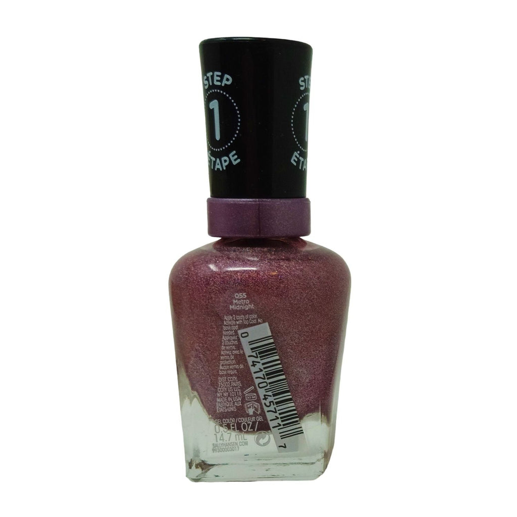 Miracle Gel Nail Polish - 055 Metro Midnight, 0.5 oz Quick-Dry Color