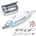 Professional Nail Drill Kit with 10 Attachments, Portable Electric File for Acrylic & Gel Nails
