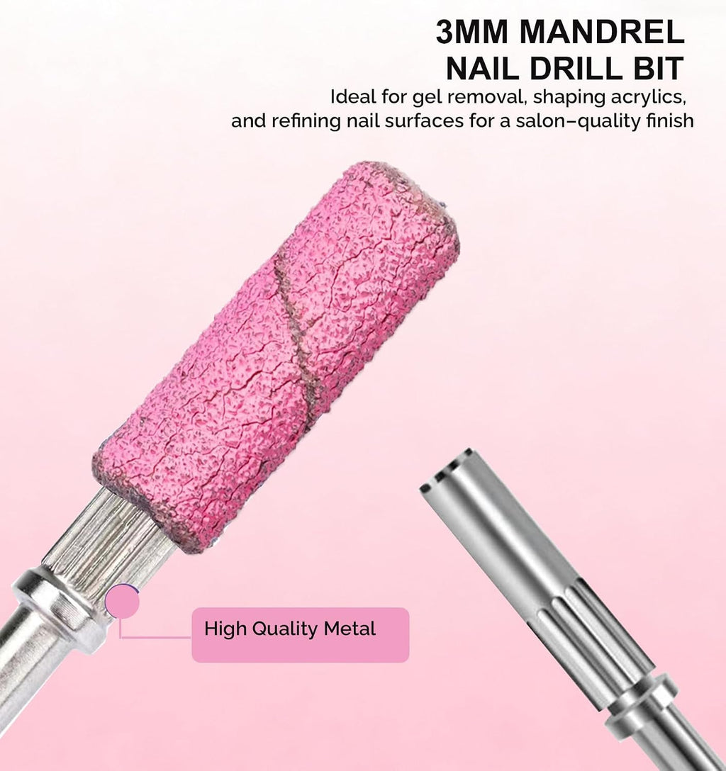 Mini Nail Sanding Bands Set - 100pcs Grit Coarse Fine Nail Drill Accessories