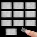 Fiberglass Nail Wraps - 100 White Silk Nail Repair Strips for DIY & Salon Use