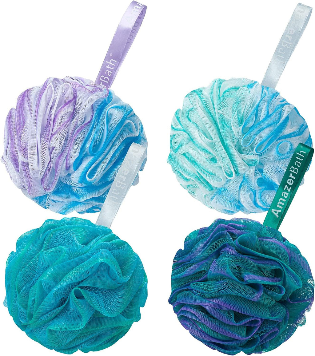 Exfoliating Bath Loofah Sponge - Large 75g Body Scrubber for Shower