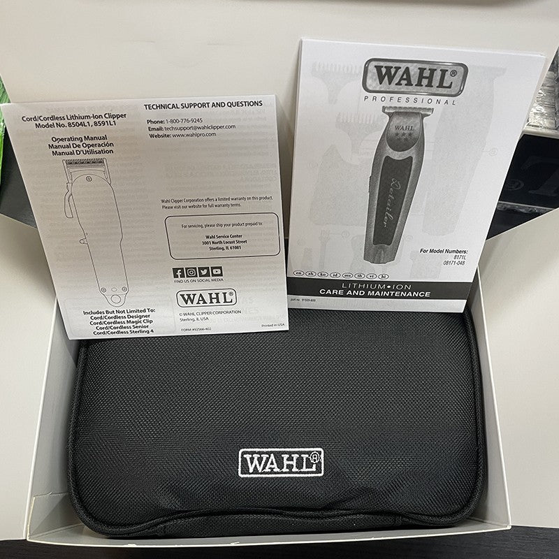 Cordless Barber Clipper & Detailer Trimmer Set - Black Magic Clip 3025397