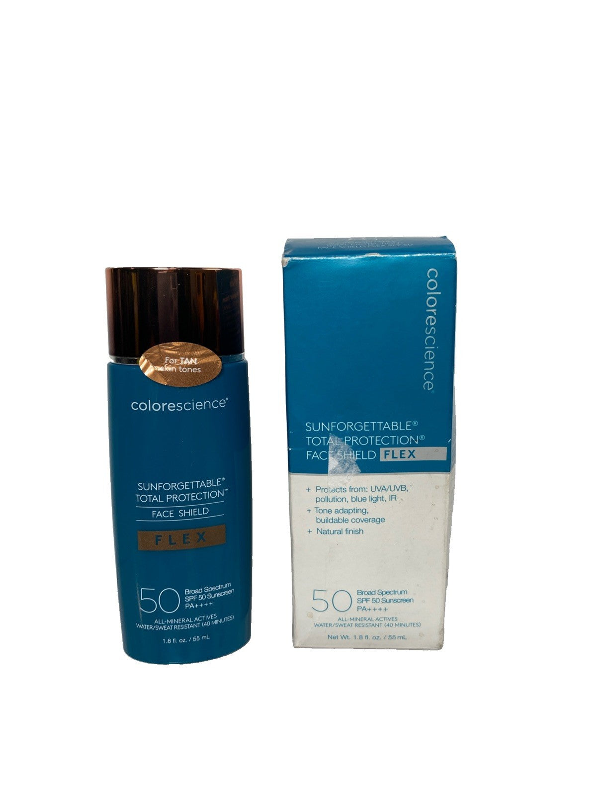 Face Shield Flex SPF 50 Tan Sunscreen - 1.8 oz Travel Size