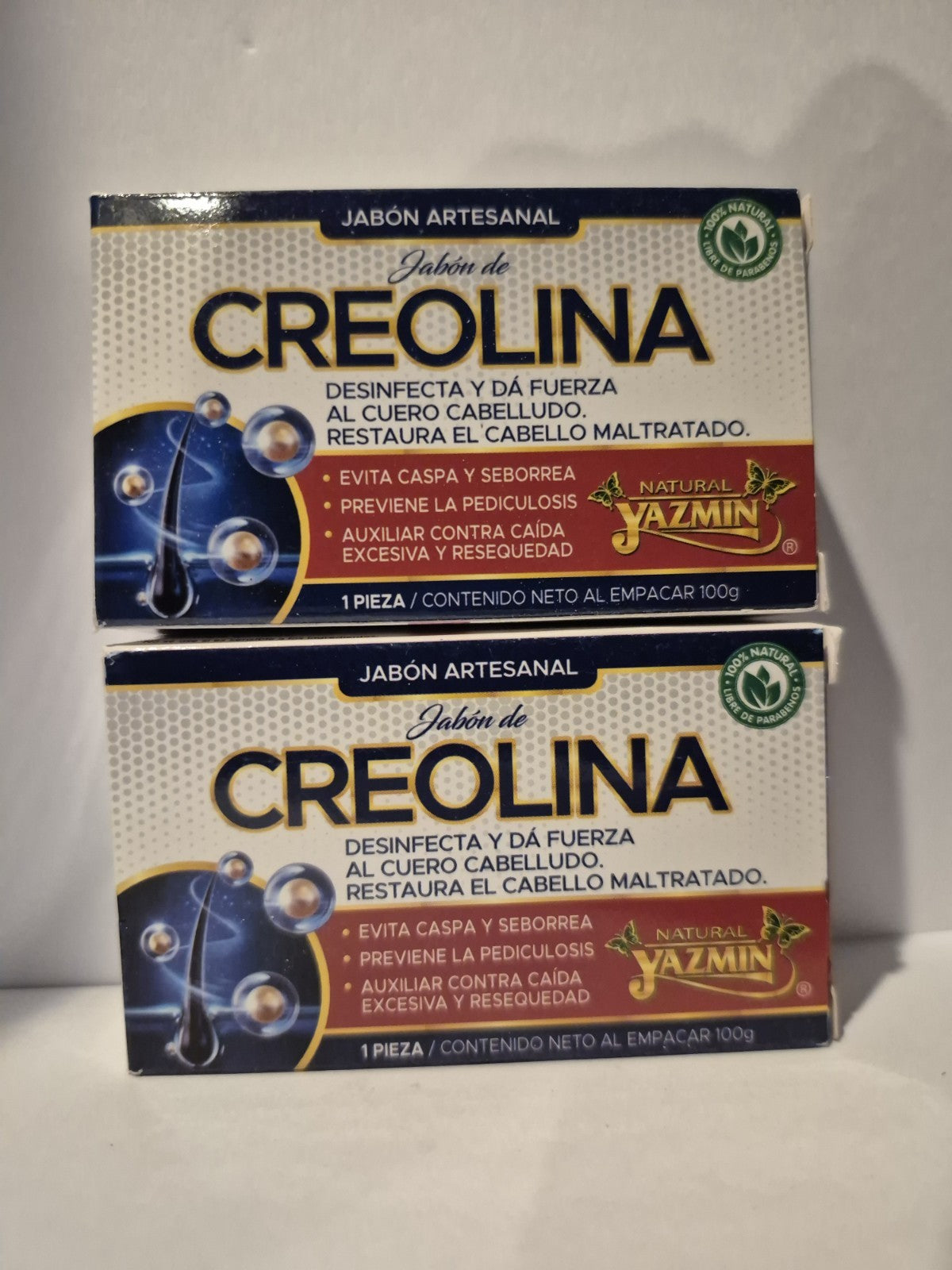 Strong Hair Exfoliating Soap - Natural Scalp Cleanser for Hair Growth & Shine - 2 Pack