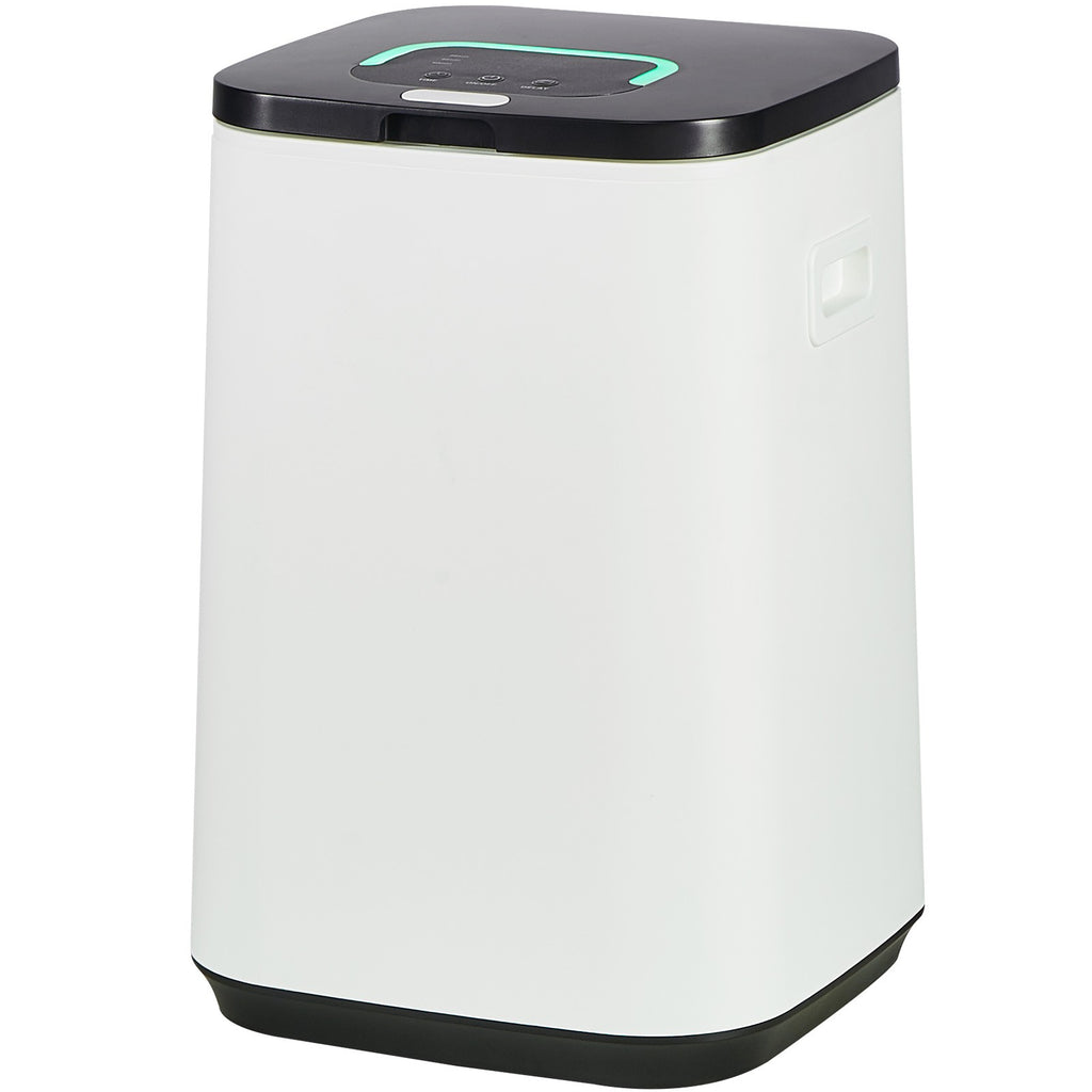 20L Large Towel Warmer Bucket with LED Screen, Timer & U-Shaped Light, White