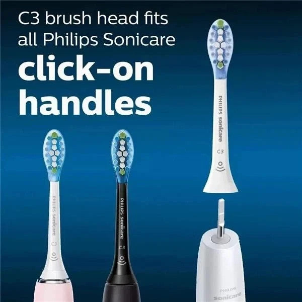Philips Sonicare 4-Pack Replacement Plaque Defence Brush Heads - White HX9044/17