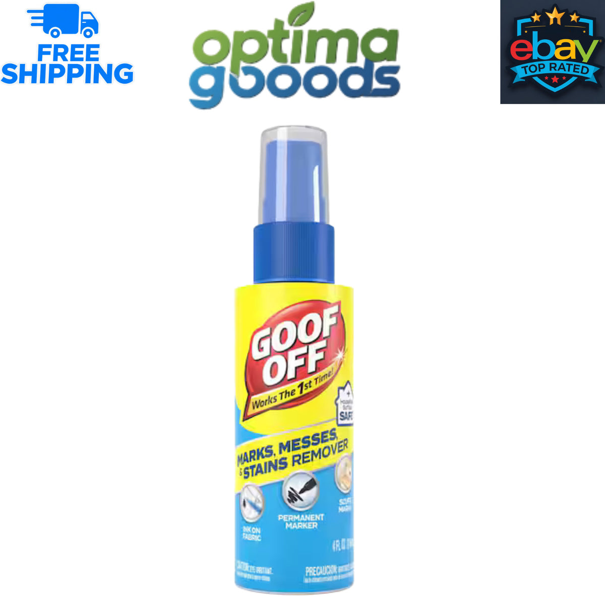 Heavy Duty Household Stain Remover Spray - 4 oz, Multi-Surface Cleaner