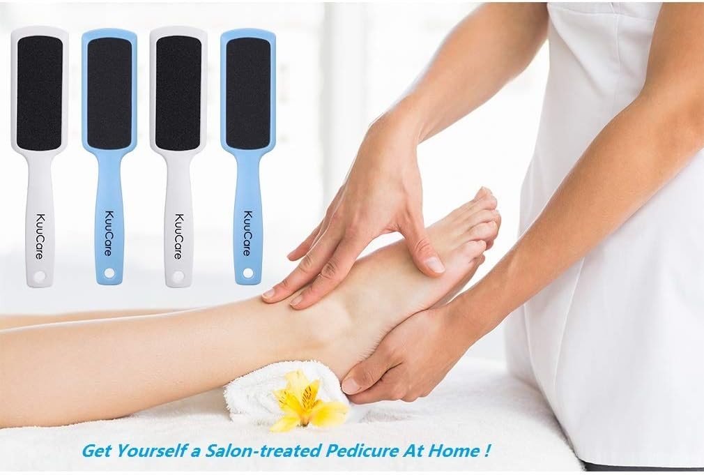 Foot File Set - Double-Sided Callus Remover for Feet, Pedicure Tool Kit