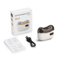 Electric Nail Clipper 2-in-1 Trimmer with LED Light & Adjustable Speeds